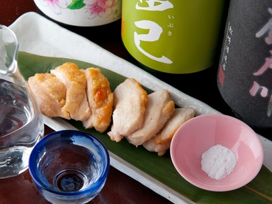 大山鶏の塩焼き