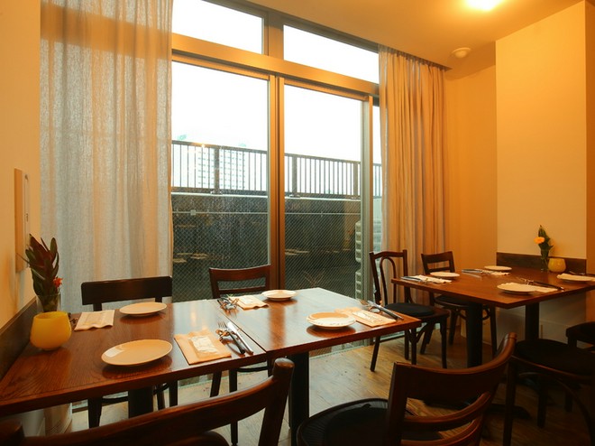 食器・内装にこだわっている