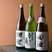 道内を中心とした約30種の日本酒。地元のみ流通する希有な1本も