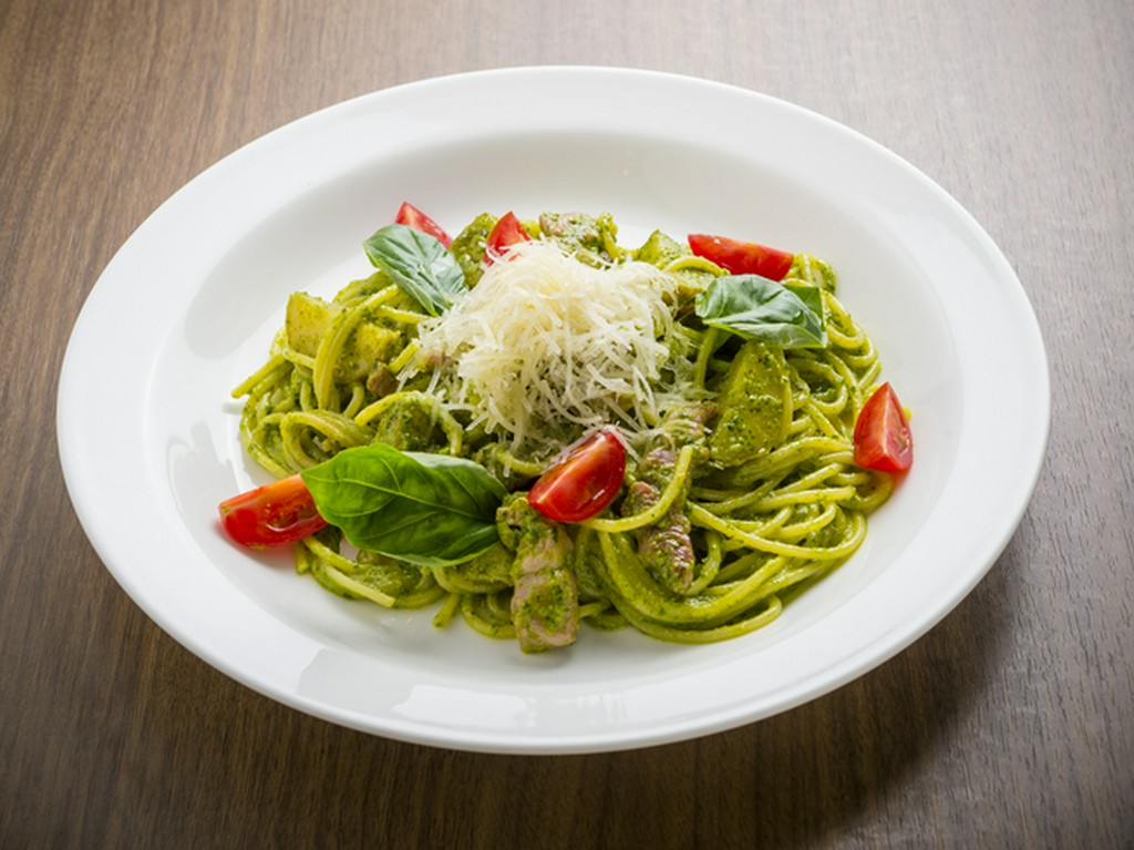豊かな香りを大切にしている『ジェノバ風スパゲッティ』