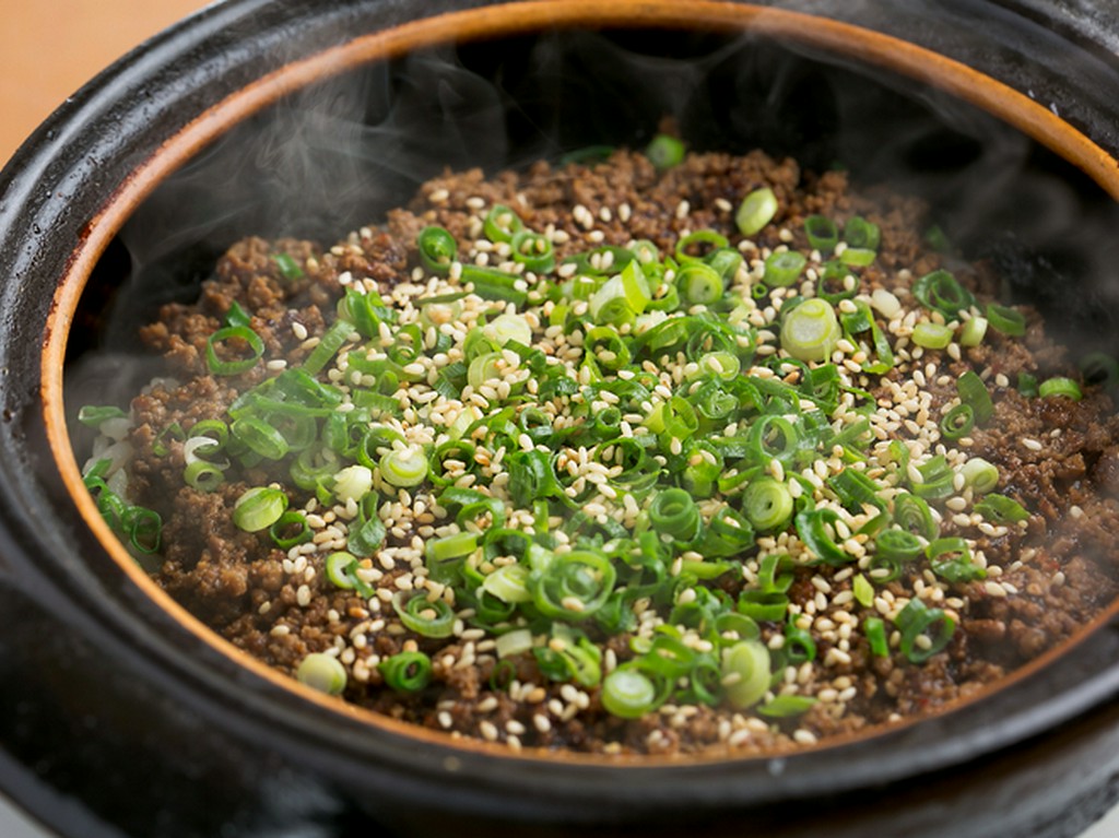 肉そぼろ入り土鍋ご飯