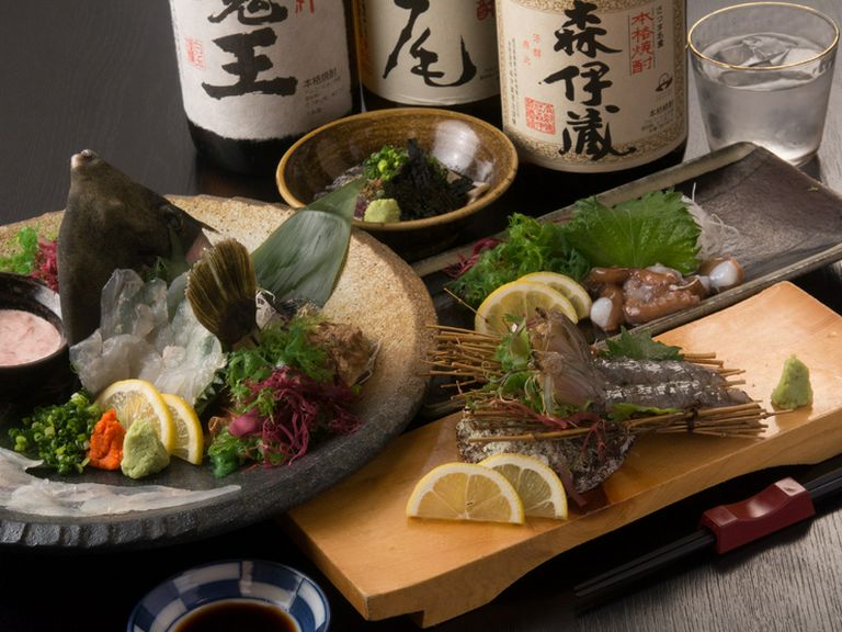 活き造りの美味しさは、一度食べたらやみつき!