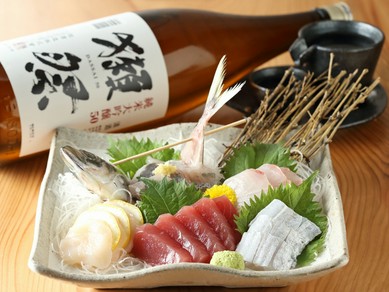 季節ごとの魚に合わせた厳選日本酒を