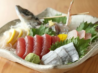 とれたての鮮度の高い魚介類