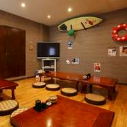 「お客様に楽しくくつろげる空間を提供したい」と、季節ごとにディスプレイも変更するとか。どの季節も、そんな店主の想いが伝わる、手づくり感ある明るい雰囲気。我が家のように過ごせそうです。