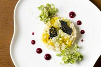 シェフにお任せ7皿コース
アミューズ2品+前菜+魚料理+肉料理+
デザート+小菓子
コース内容は随時変更となります。
ご了承くださいませ。