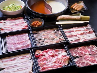 『しゃぶしゃ食べ放題コース』