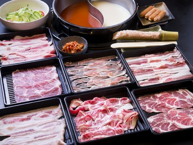 『しゃぶしゃ食べ放題コース』