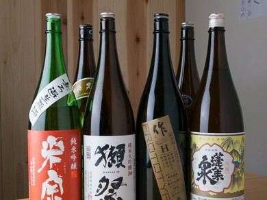 ゆっくりと日本酒を堪能して大人のひとときを