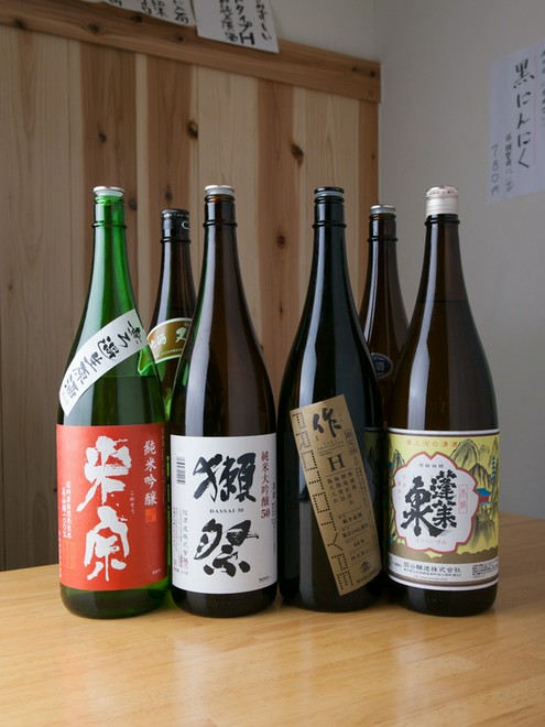 日本酒にこだわっている