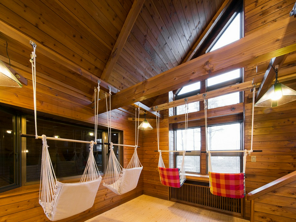 ハンモックチェアでのんびり気の向くまま