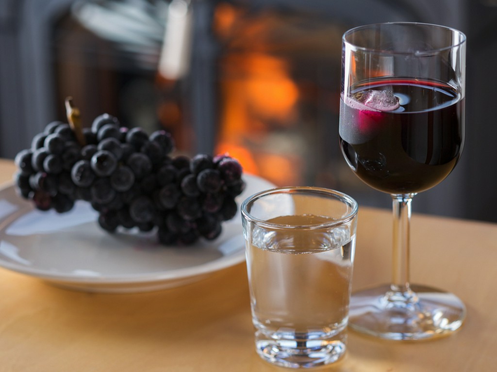 穫れたて手づくり『やまぶどうジュース』