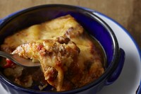 自家製ミートソースのラザニア