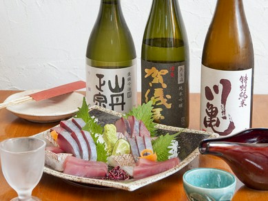 愛媛の地酒も豊富にご用意しております