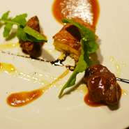 仔牛のランプ肉