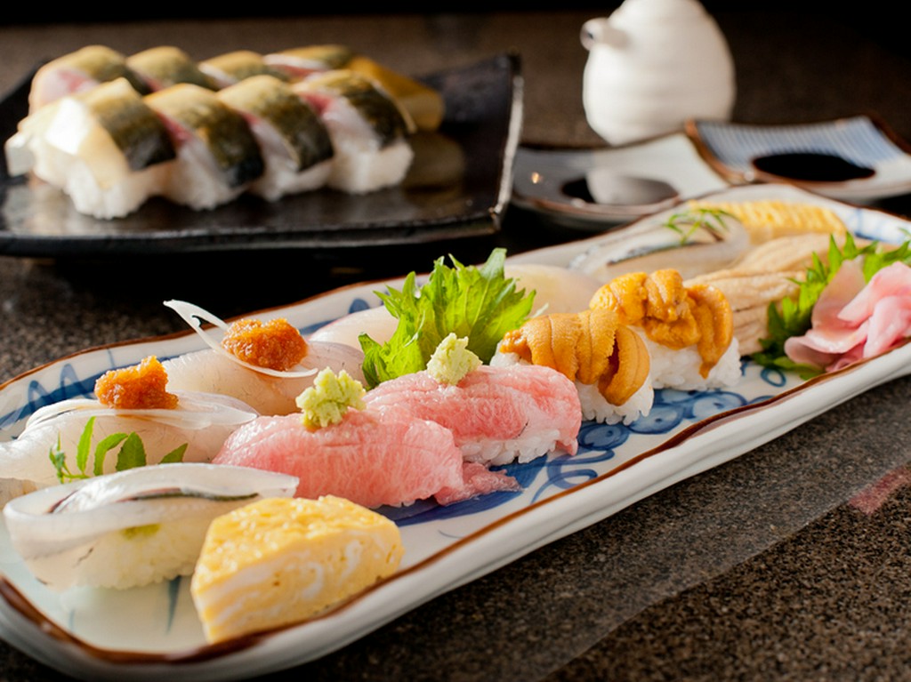 とれたて新鮮な魚と、寿司飯とのバランスが絶妙な『にぎり盛り合わせ　8貫』