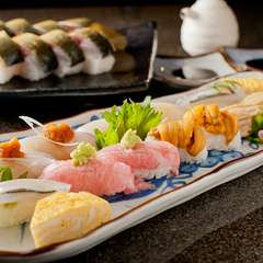 とれたて新鮮な魚と、寿司飯とのバランスが絶妙な『にぎり盛り合わせ　8貫』