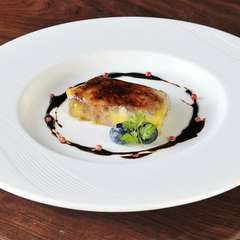 フォアグラのテリーヌ バルサミコソース