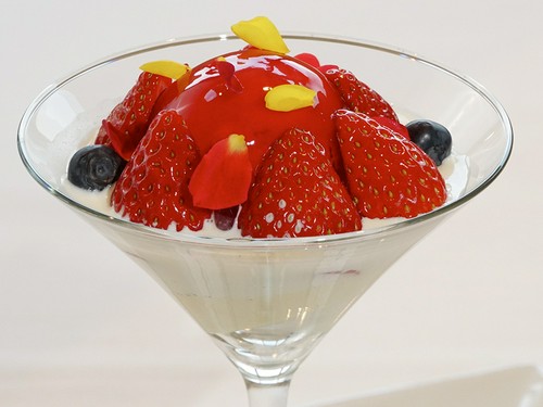 フルーツたっぷりのデザート