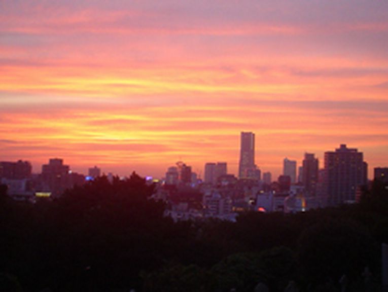 坂の上にあるレストランのため、景色は見惚れるほどの美しさ