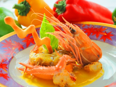 遠方からの商談相手や大切な会談でいただく、地元食材の料理