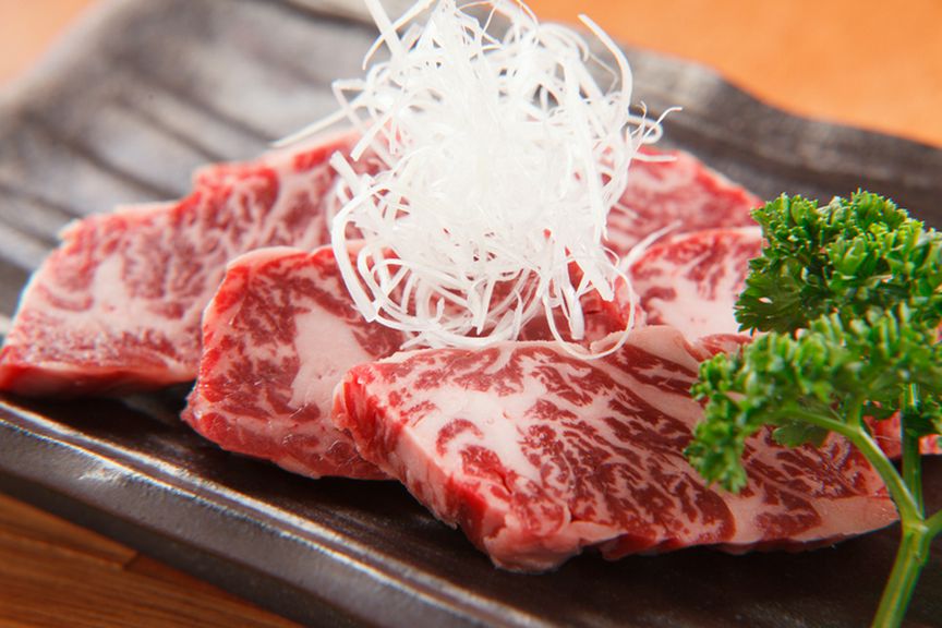 国産和牛の上質な部分のみを使用『上ハラミ(タレ、塩)』