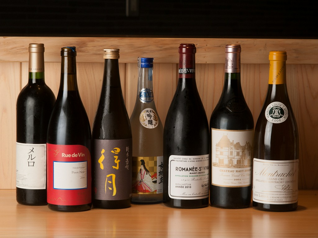 特にワインのラインナップは秀逸。希少な一本から銘品まで