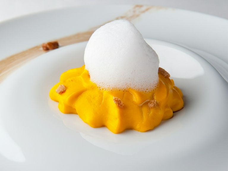 カボチャとフォアグラ 濃厚に軽やかに