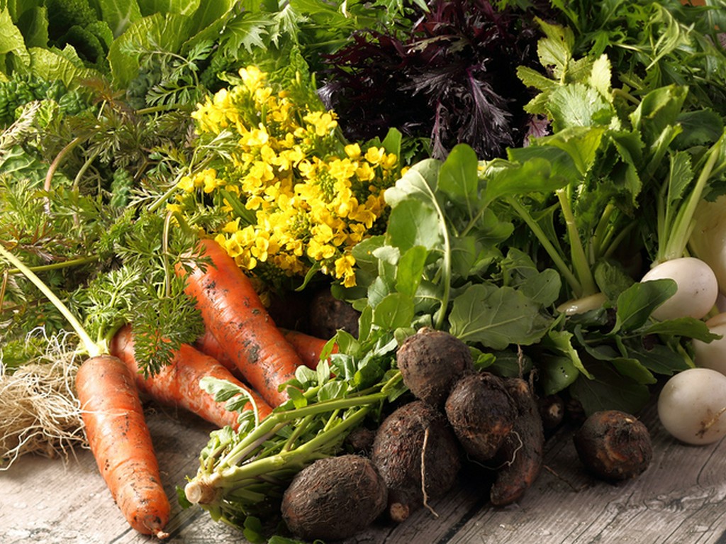 生産者とも交流。大切に育てられた食材を使用