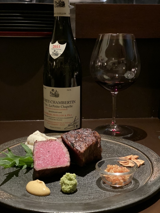 ◆Premium Lunch◆ A luxurious full-course lunch with charcoal-grilled specially selected premium red meat of Japanese black beef as the main course.
