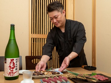 お酒にも旬があると実感できる、店主厳選の日本酒がラインナップ