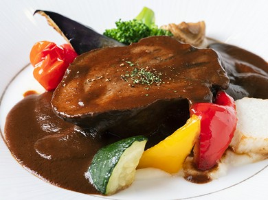 十勝和牛の十勝ワイン煮込み　セット
