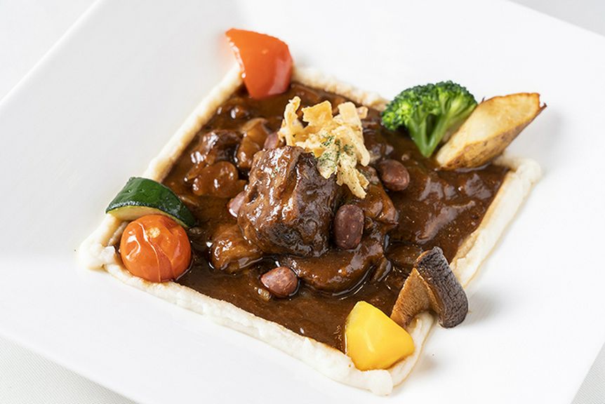 十勝和牛　十勝ワイン煮込みランチ