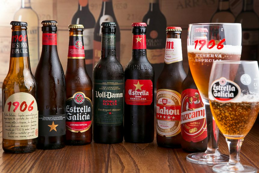 スペイン産の7種のビール