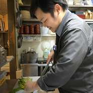 季節感の演出、彩りを大切にしています。