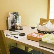 少人数用の個室もあるので、デートにもおすすめ。記念日には、デザートプレートにメッセージを添えて提供することもできます。大切な1日にも選ばれるお店です。