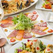 歓送迎会にぴったりなコース料理、豊富なお飲み物をご用意！