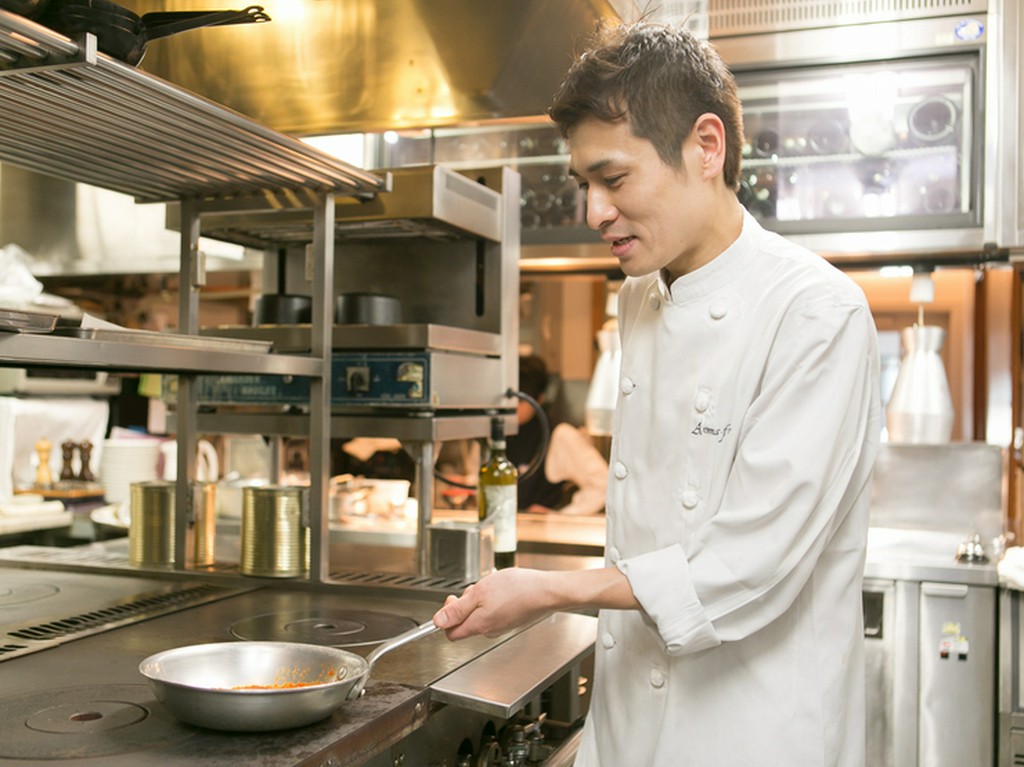見栄えや香りも美味しさの一部としたシェフの心配り
