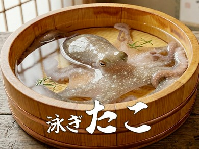 手長だこ丸ごと一本焼き（泳ぎたこ）