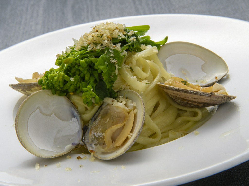 春を堪能『ハマグリと菜の花のパスタフレスカ』