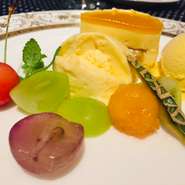 瑞々しいフルーツと六本木の名店のレシピを再現した手作りスイーツをご堪能下さい
