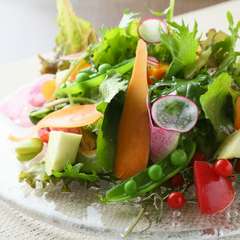 季節のお野菜を中心に、体に優しい順番で。
全６品のおまかせコース。

