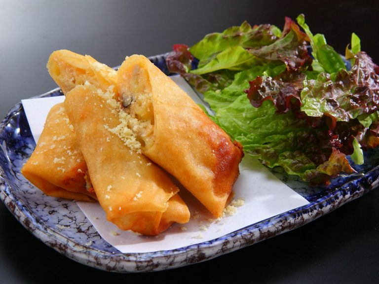 パリッとした食感を愉しめる『春巻きグラタン』