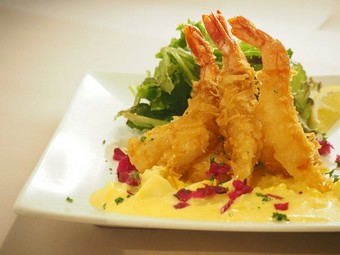 【当店一番人気！】海老の変わり揚げ ～和風タルタルソース～