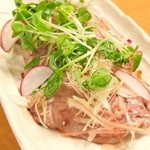 ※たっぷりの薬味と自家製塩ポン酢で豪快に