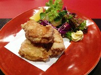 ※各種ラーメンに、+495円で若鶏の唐揚げ(3ケ)をおつけできます