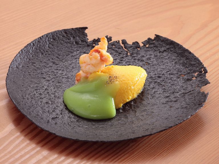 野菜は京丹波の有機野菜。その日の旬で料理を構成