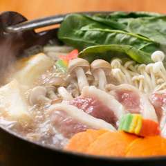 予約必須！冬の名物『鴨鍋』