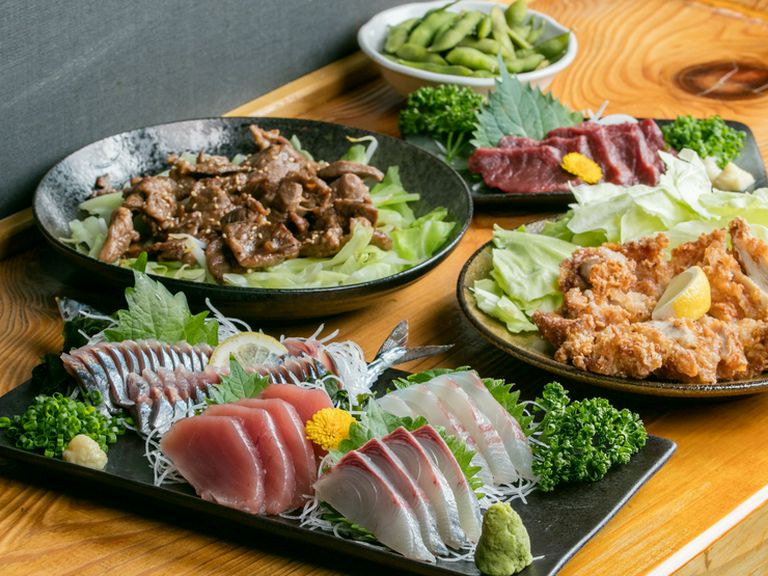 自分の目で仕入れた活きのいい鮮魚