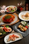 女子会や宴会など幅広くご利用できる、2時間飲み放題付のコースです！